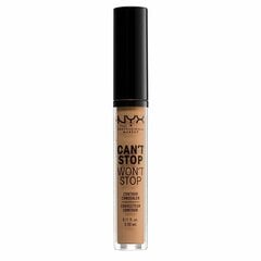 Peitekreem NYX Can't Stop Won't Stop Contour Concealer Golden Honey 3,5 ml hind ja info | Jumestuskreemid, puudrid | kaup24.ee