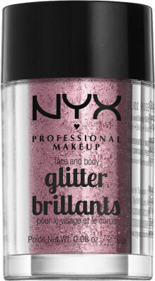 Lauvärv NYX Glitter Brillants Face and Body Rose 2,5 g hind ja info | Ripsmetušid, lauvärvid, silmapliiatsid, seerumid | kaup24.ee