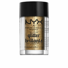 Блестки nyx glitter brillants bronze для лица и тела, 2,5 г цена и информация | Тушь, средства для роста ресниц, тени для век, карандаши для глаз | kaup24.ee