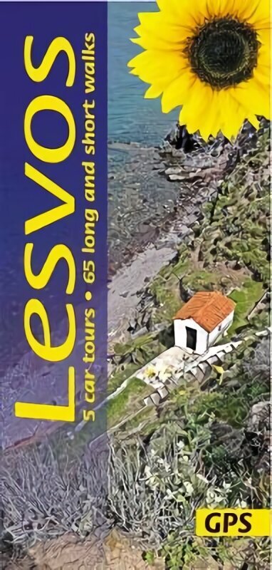 Lesvos Sunflower Guide: 65 long and short walks with detailed maps and GPS; 5 car tours with pull-out map 4th Revised edition hind ja info | Reisiraamatud, reisijuhid | kaup24.ee