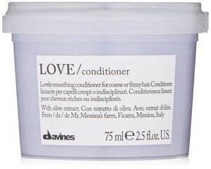 Juuksepalsam lokkis, karedatele juustele Davines Love Smoothing 75 ml цена и информация | Бальзамы, кондиционеры | kaup24.ee