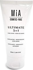 Kätekreem Mía Cosmetics Ultimate 3 In 1, 50 ml hind ja info | Kehakreemid, losjoonid | kaup24.ee