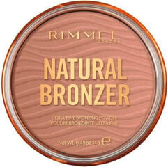 Бронзер Rimmel Natural Bronzer 004 Sundown, 14 г цена и информация | Бронзеры (бронзаторы), румяна | kaup24.ee