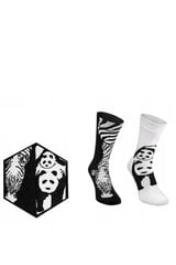 Naiste sokid Zebra Panda 2 paari, erinevad värvid цена и информация | Женские носки | kaup24.ee