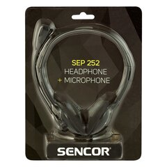 Наушники с микрофоном Sencor SEP 252 цена и информация | Наушники | kaup24.ee