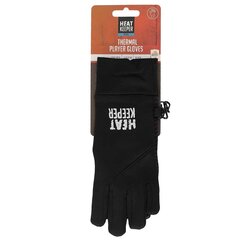 Laste kindad Thermal player gloves Heat Keeper, must цена и информация | Зимняя одежда для детей | kaup24.ee