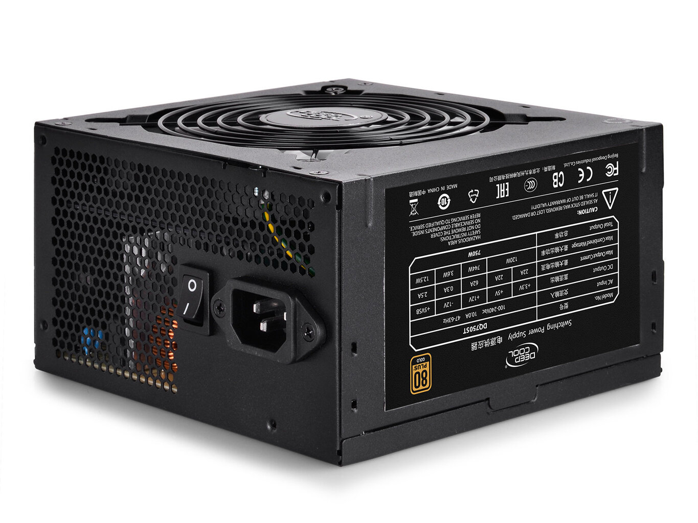 Deepcool DQ750ST hind ja info | Toiteplokid (PSU) | kaup24.ee