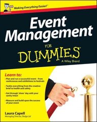 Event Management For Dummies цена и информация | Книги по экономике | kaup24.ee