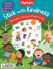 Stick with Kindness: Reusable Sticker Playscenes цена и информация | Книги для малышей | kaup24.ee