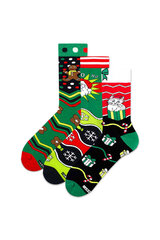 Inetu Zooxy Socks Jõulusokkide komplekt 23550-249 цена и информация | Женские носки | kaup24.ee