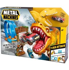 Metallmasinatega rööbastee Väärtuslik kaubamärk T-Rex, 6702 цена и информация | Игрушки для мальчиков | kaup24.ee