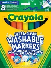 CRAYOLA 8 pestavat markerit hind ja info | Kunstitarbed, voolimise tarvikud | kaup24.ee