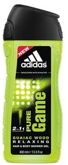 Dušigeel Adidas Pure Game meestele 400 ml hind ja info | Adidas Parfüümid ja lõhnad | kaup24.ee