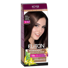 ELITAN Крем-краска для волос 3.57 Горький шоколад, 50/50/30 мл цена и информация | Краска для волос | kaup24.ee