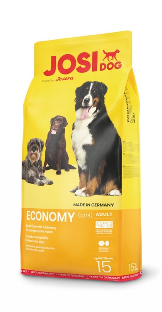 Josera JosiDog Economy kuivtoit koertele, 15 kg hind ja info | Kuivtoit koertele | kaup24.ee