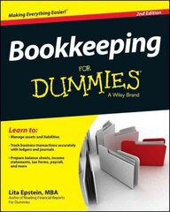 Bookkeeping For Dummies, 2e 2nd Edition цена и информация | Книги по экономике | kaup24.ee