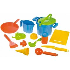 Lena Песочный набор Кухонная посуда 14 шт. цена и информация | Игрушки для песка, воды, пляжа | kaup24.ee