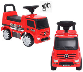 Laste ratasega sõiduk-kõnnitugi Mercedes Benz Truck, punane цена и информация | Игрушки для малышей | kaup24.ee