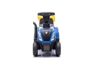 Трактор-каталка для детей по лицензии New Holland с прицепом, синий цена и информация | Игрушки для малышей | kaup24.ee