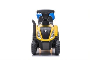 Pealistutav haagisega traktor lastele litsentsiga New Holland, kollane цена и информация | Игрушки для малышей | kaup24.ee