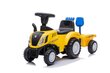 Pealistutav haagisega traktor lastele litsentsiga New Holland, kollane цена и информация | Imikute mänguasjad | kaup24.ee