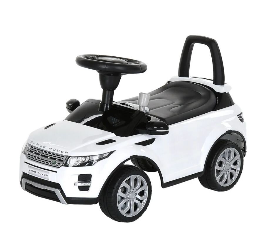 3in1 laste tooliga sõiduk Range Rover Evoque, heliga, valge hind ja info | Imikute mänguasjad | kaup24.ee
