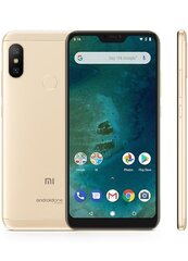 Xiaomi Mi A2 Lite, 32 GB, Золотистый цена и информация | Мобильные телефоны | kaup24.ee