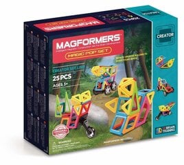 Magnetiline konstruktor Magformers Magic Pop, 25-osaline hind ja info | Klotsid ja konstruktorid | kaup24.ee