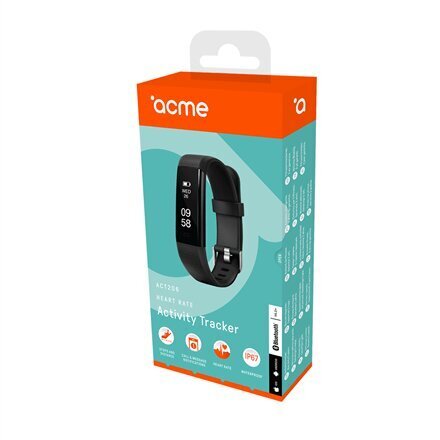 ACME ACT206 Nutivõru pulsomeetriga, must hind ja info | Nutivõrud (fitness tracker) | kaup24.ee