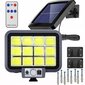 Päikesepatarei ja 144 LED COB-iga lamp hind ja info | Aia- ja õuevalgustid | kaup24.ee