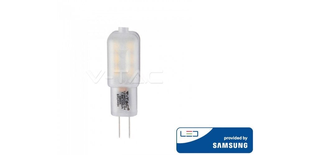 1.5W LED pirn V-TAC, 12V, G4, 3000K цена и информация | Lambipirnid, lambid | kaup24.ee