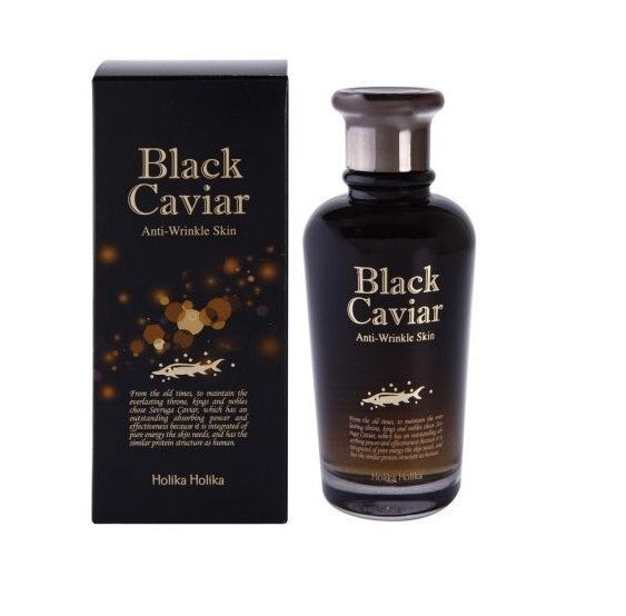 Kortsudevastane seerum musta kaaviariga Holika Holika Black Caviar Anti-Wrinkle Skin, 120 ml цена и информация | Näoõlid, seerumid | kaup24.ee