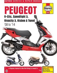 Peugeot V-Clic, Speedfight 3, Vivacity 3, Kisbee & Tweet (08 To 14) 2008-2014 hind ja info | Reisiraamatud, reisijuhid | kaup24.ee