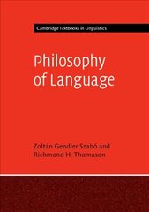 Philosophy of Language цена и информация | Пособия по изучению иностранных языков | kaup24.ee