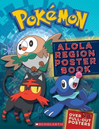 Pokemon: Alola Region Poster Book цена и информация | Väikelaste raamatud | kaup24.ee