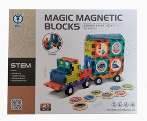 Magnetsõidukid Magic Bricks, 41 d. hind ja info | Arendavad mänguasjad | kaup24.ee
