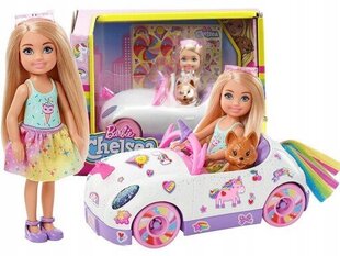 Barbie Chelsea nukk autoga GXT41 hind ja info | Tüdrukute mänguasjad | kaup24.ee