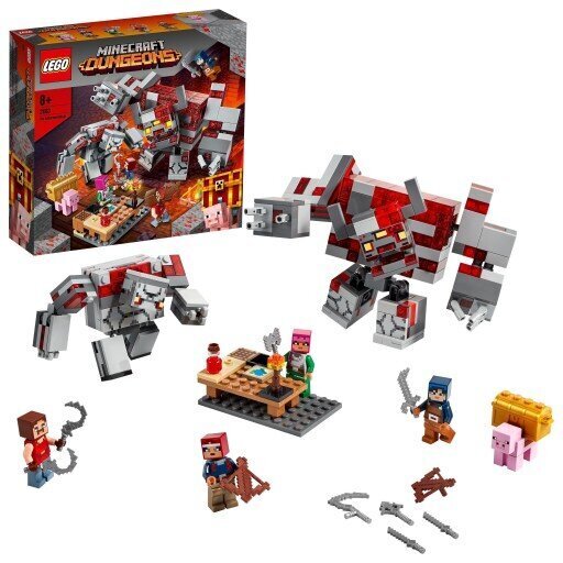 21163 LEGO® Minecrafti Punase kivi lahing hind ja info | Klotsid ja konstruktorid | kaup24.ee