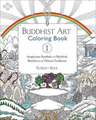 Buddhist Art Coloring Book 1: Auspicious Symbols and Mythical Motifs from the Tibetan Tradition hind ja info | Värviraamatud | kaup24.ee