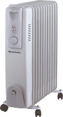 Электрический обогреватель Ravanson OH-11 Масляный электрический обогреватель Indoor White, Silver 2500 W цена и информация | Обогреватели | kaup24.ee