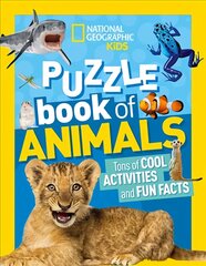 National Geographic Kids Puzzle Book: Animals hind ja info | Väikelaste raamatud | kaup24.ee