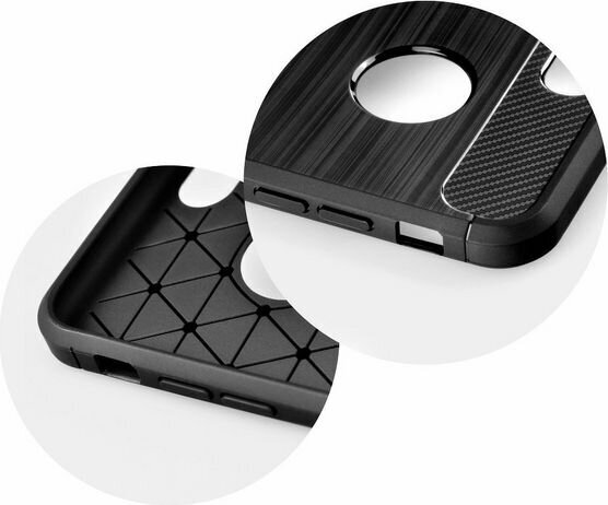 Forcell Carbon iPhone 7/8 jaoks, must цена и информация | Telefoni kaaned, ümbrised | kaup24.ee