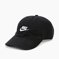 Nike детская кепка Fatura AJ3651*010, черный цена и информация | Мужские шарфы, шапки, перчатки | kaup24.ee