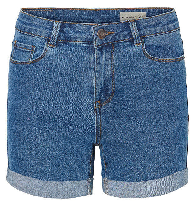 Naiste lühikesed püksid Hot Seven Dnm Short koos Noos Medium Blue Denim Mix цена и информация | Naiste lühikesed püksid | kaup24.ee