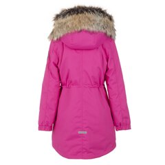 Lenne laste talveparka 250g Edina 21671*266, roosa 4741578837433 hind ja info | Tüdrukute joped ja mantlid | kaup24.ee