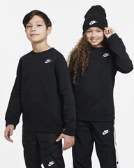 Nike laste dressipluus Club DX5081*010, must 196153462953 hind ja info | Poiste kampsunid, vestid ja jakid | kaup24.ee