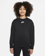 Nike laste dressipluus DD7473*010, must 195237935284 hind ja info | Tüdrukute kampsunid, vestid ja jakid | kaup24.ee