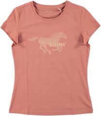 Женская футболка Mustang 1013375*7261 4058823274630, серо-розовая цена и информация | Женские футболки | kaup24.ee