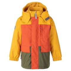 Lenne laste parka 45g Harry 23223*457, oranž/kollane 4741593313684 hind ja info | Poiste joped | kaup24.ee