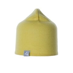 Huppa laste meriinomüts Nobe 94490000*70002, kollane 4741632164659 hind ja info | Tüdrukute mütsid, sallid, kindad | kaup24.ee